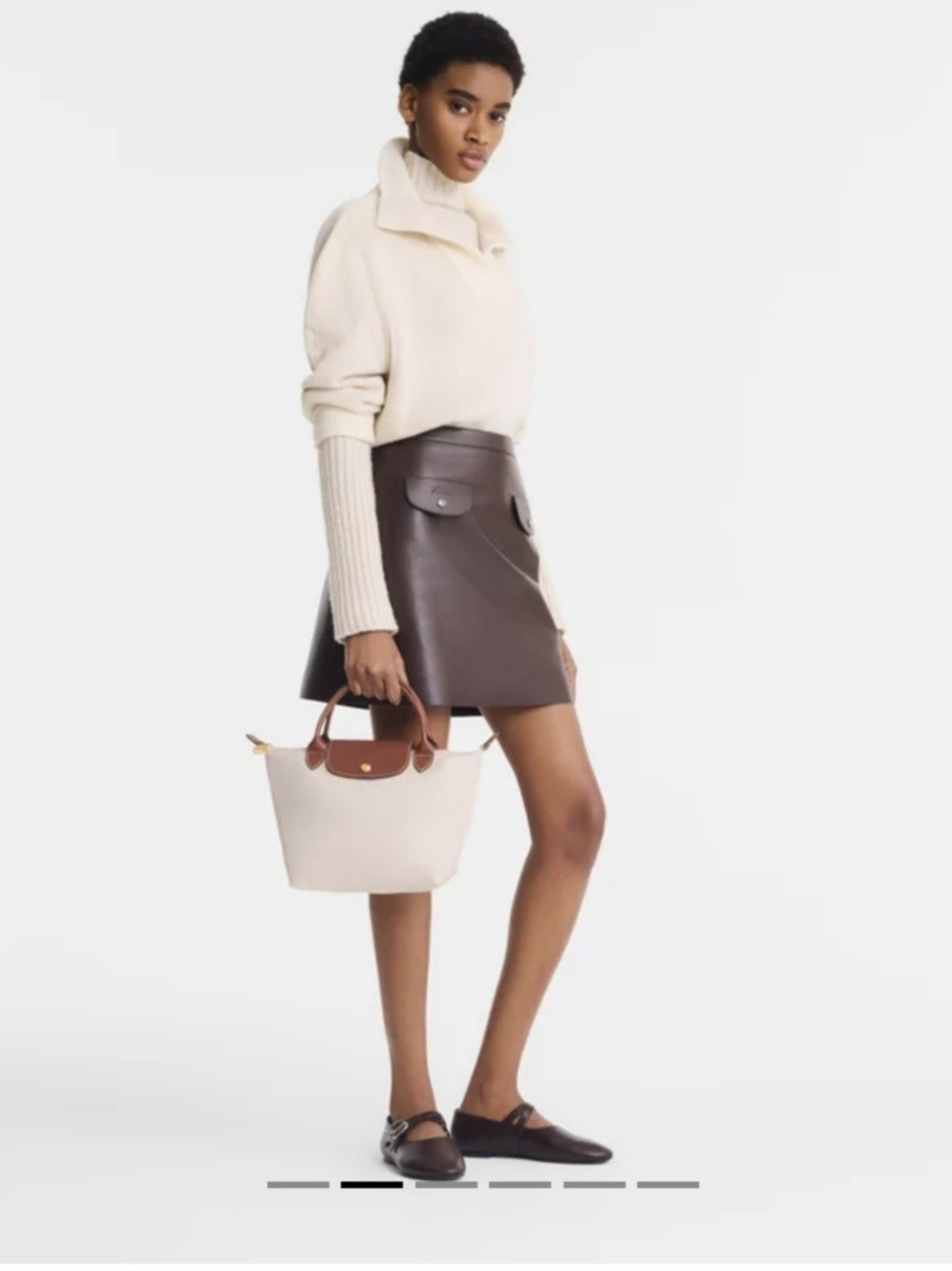 LONGCHAMP SMALL PAPER COLOR TOTE BAG